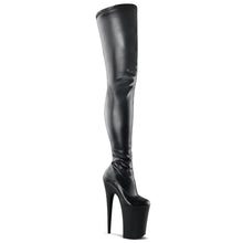 Cargar imagen en el visor de la galería, Tacones Pleaser INFINITY-4000 Negro Str Piel

