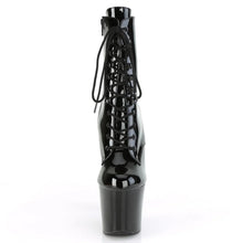 Load image into Gallery viewer, Tacones Pleaser IRONGRIP-1020 Negro Charol Plata
