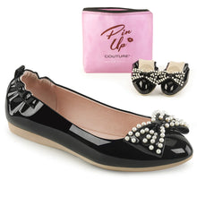 Cargar imagen en el visor de la galería, Tacones Pin Up Couture IVY-09 Negro Charol
