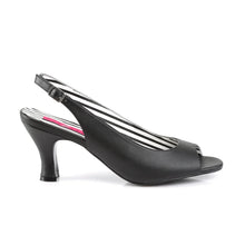 Cargar imagen en el visor de la galería, Tacones Pleaser Pink Label JENNA-02 Negro Piel Sintética
