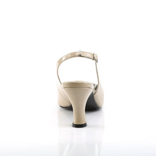 Carregar imagem no visualizador da galeria, Tacones Pleaser Pink Label JENNA-02 Crema Charol
