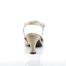 Cargar imagen en el visor de la galería, Tacones Pleaser Pink Label JENNA-09 Crema Charol
