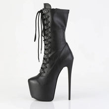 Cargar imagen en el visor de la galería, Tacones Pleaser JUBILANT-1048 Negro Str. Piel
