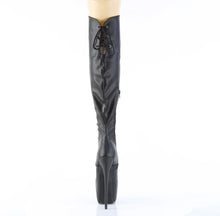 Load image into Gallery viewer, Tacones Pleaser JUBILANT-3012 Negro Str. Piel
