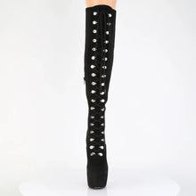 Cargar imagen en el visor de la galería, Tacones Pleaser JUBILANT-3012FS Negro Faux Suede
