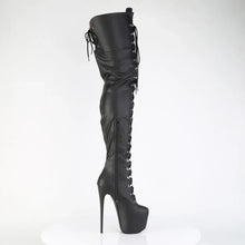 Cargar imagen en el visor de la galería, Tacones Pleaser JUBILANT-4012 Negro Str. Piel
