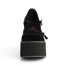 Carregar imagem no visualizador da galeria, Zapatos con plataforma Demonia KERA-10 Negro Velvet
