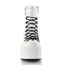 Load image into Gallery viewer, Botines Demonia KERA-21 Blanco Piel vegana
