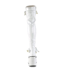 Carregar imagem no visualizador da galeria, Botas (Over the Knee) Demonia KERA-303 Blanco Stretch Charol
