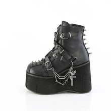 Cargar imagen en el visor de la galería, Botines Demonia KERA-68 Negro Piel vegana
