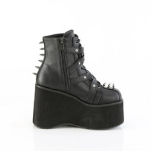 Cargar imagen en el visor de la galería, Botines Demonia KERA-68 Negro Piel vegana
