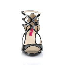 Cargar imagen en el visor de la galería, Tacones Pleaser Pink Label KIMBERLY-04 Negro Charol
