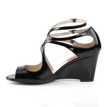 Cargar imagen en el visor de la galería, Tacones Pleaser Pink Label KIMBERLY-04 Negro Charol
