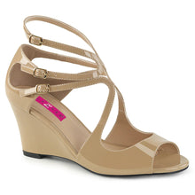 Cargar imagen en el visor de la galería, Tacones Pleaser Pink Label KIMBERLY-04 Crema Charol
