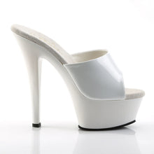 Load image into Gallery viewer, Tacones Pleaser KISS-201 Blanco Charol
