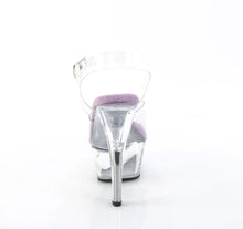 Cargar imagen en el visor de la galería, Tacones Pleaser KISS-208 Transparente Lavanda
