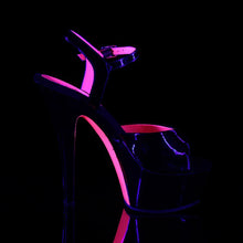 Load image into Gallery viewer, Tacones Pleaser KISS-209TT Negro Charol Neon
