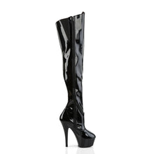 Cargar imagen en el visor de la galería, Tacones Pleaser KISS-3010 Negro Charol
