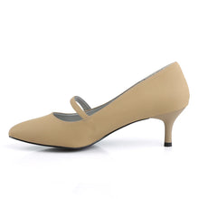 Cargar imagen en el visor de la galería, Tacones Pleaser Pink Label KITTEN-03 Taupe Nubuck
