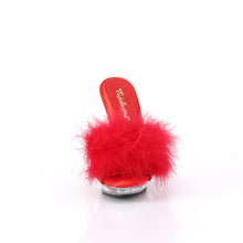 Carregar imagem no visualizador da galeria, Tacones Fabulicious LIP-101-8 Rojo Satin Fur

