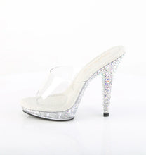 Load image into Gallery viewer, Tacones Fabulicious LIP-101CAS Transparente Plata
