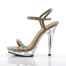 Carregar imagem no visualizador da galeria, Tacones Fabulicious LIP-131 Taupe Pu Transparente
