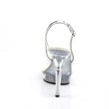 Cargar imagen en el visor de la galería, Tacones Fabulicious LIP-150 Transparente Plata
