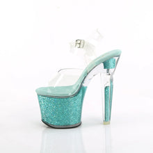 Cargar imagen en el visor de la galería, Tacones Pleaser LOVESICK-708SG Transparente Aguamarina Iridescent
