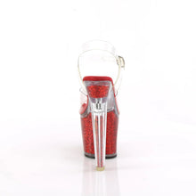Cargar imagen en el visor de la galería, Tacones Pleaser LOVESICK-708SG Transparente Rojo Iridescent
