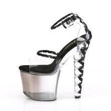 Carregar imagem no visualizador da galeria, Tacones Pleaser LOVESICK-712T Transparente Negro Faded
