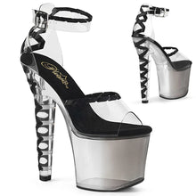 Carregar imagem no visualizador da galeria, Tacones Pleaser LOVESICK-712T Transparente Negro Faded
