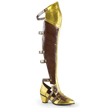 Cargar imagen en el visor de la galería, Botas Funtasma MAIDEN-8830 Marrón Dorado Pu

