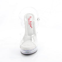 Cargar imagen en el visor de la galería, Tacones Fabulicious MAJESTY-508RSI - Transparente / Strass plata AB
