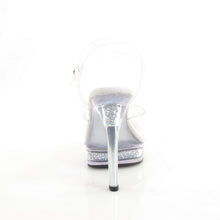 Cargar imagen en el visor de la galería, Tacones Fabulicious MAJESTY-508RSI - Transparente / Strass plata AB
