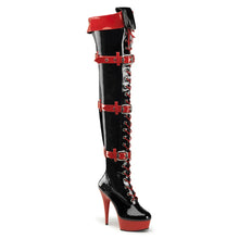 Cargar imagen en el visor de la galería, Botas Funtasma MEDIC-3028 Negro Rojo Charol
