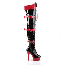 Cargar imagen en el visor de la galería, Botas Funtasma MEDIC-3028 Negro Rojo Charol

