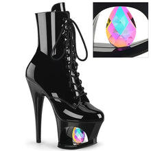 Carregar imagem no visualizador da galeria, Tacones Pleaser MOON-1020DIA Negro Charol
