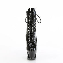 Cargar imagen en el visor de la galería, Tacones Pleaser MOON-1020SK Negro Charol Pewter
