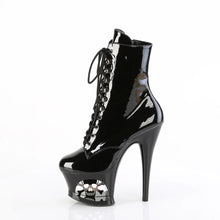 Cargar imagen en el visor de la galería, Tacones Pleaser MOON-1020SK Negro Charol Pewter
