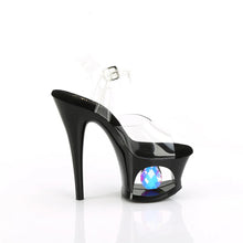 Cargar imagen en el visor de la galería, Tacones Pleaser MOON-708DIA Transparente Negro
