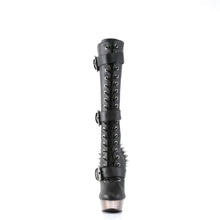 Carregar imagem no visualizador da galeria, Botas Demonia MUERTO-2028 Negro Piel vegana/Pewter Chrome
