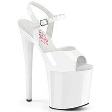 Load image into Gallery viewer, Tacones Pleaser NAUGHTY-809 Blanco Charol
