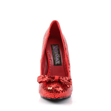 Cargar imagen en el visor de la galería, Tacones Funtasma OZ-06 Rojo Sequins
