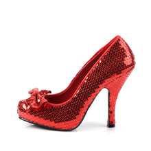 Cargar imagen en el visor de la galería, Tacones Funtasma OZ-06 Rojo Sequins
