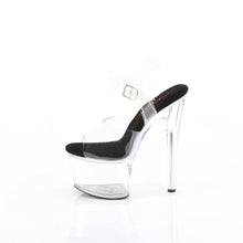 Cargar imagen en el visor de la galería, Tacones Pleaser PASSION-708 Transparente Negro
