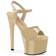 Cargar imagen en el visor de la galería, Tacones Pleaser PASSION-709 Crema Charol
