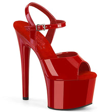 Cargar imagen en el visor de la galería, Tacones Pleaser PASSION-709 Rojo Charol
