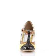 Cargar imagen en el visor de la galería, Tacones Pin Up Couture PEACH-03 Amarillo Piel Sintética
