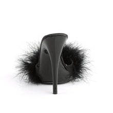 Load image into Gallery viewer, Tacones Fabulicious POISE-501F Negro Satin Marabou

