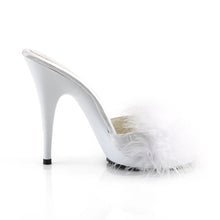 Load image into Gallery viewer, Tacones Fabulicious POISE-501F Blanco Satin Marabou
